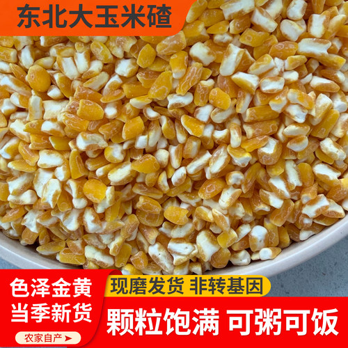 东北玉米大碴子5斤碴子粥粘玉米糁细大玉米粒黏农家笨苞米碎粒