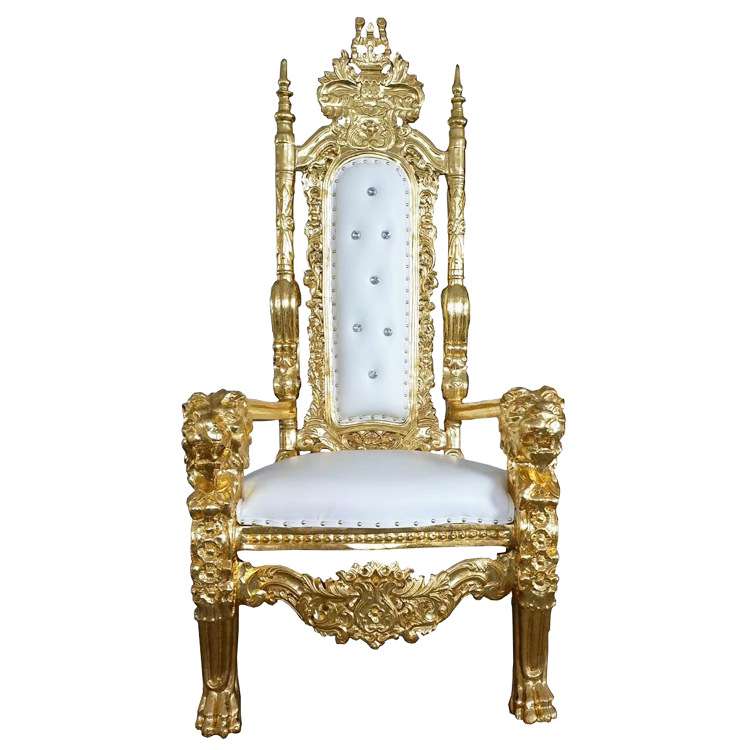 Export lion design love chair throne chair for wedding party