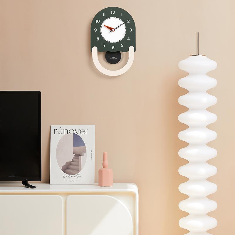 wozoom屋准时钟表挂钟客厅家用时尚现代简约大气网红个性创意