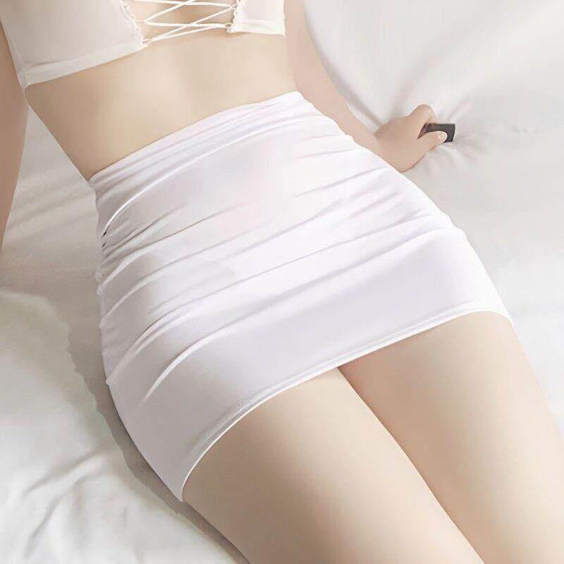 包臀裙超短帘包裙包臀辣妹短裙无安全裤超薄超弹性感少女