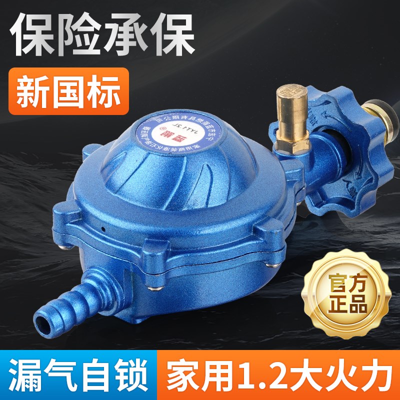 新国标家用液化气大火力减压阀防爆低压大流量煤气罐钢瓶自闭阀门