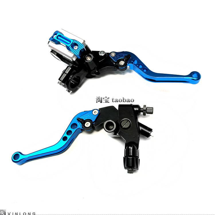 摩托跑车地平线宝雕马小忍者V6R350永源枭风H2改装前刹上泵离合把