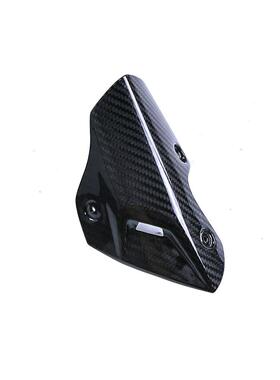 适用宝马BMWS1000R改装碳纤维外壳原厂排气管保护罩干碳