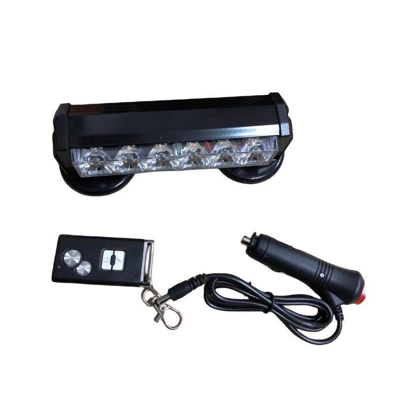无线遥控汽车充电式警示灯爆闪灯吸强磁警示LED吸顶灯移动式闪灯