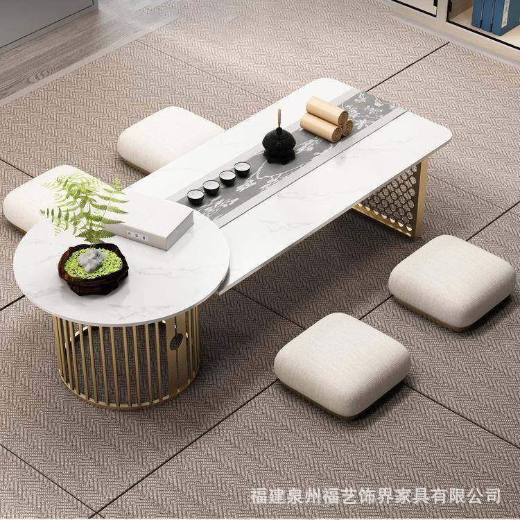 北欧轻奢榻榻米茶桌长方形大理石茶几民宿公寓客厅阳台飘窗矮茶台,电子元器件市场,其它元器件,淘宝优惠券,粉丝福利购,淘宝优惠卷