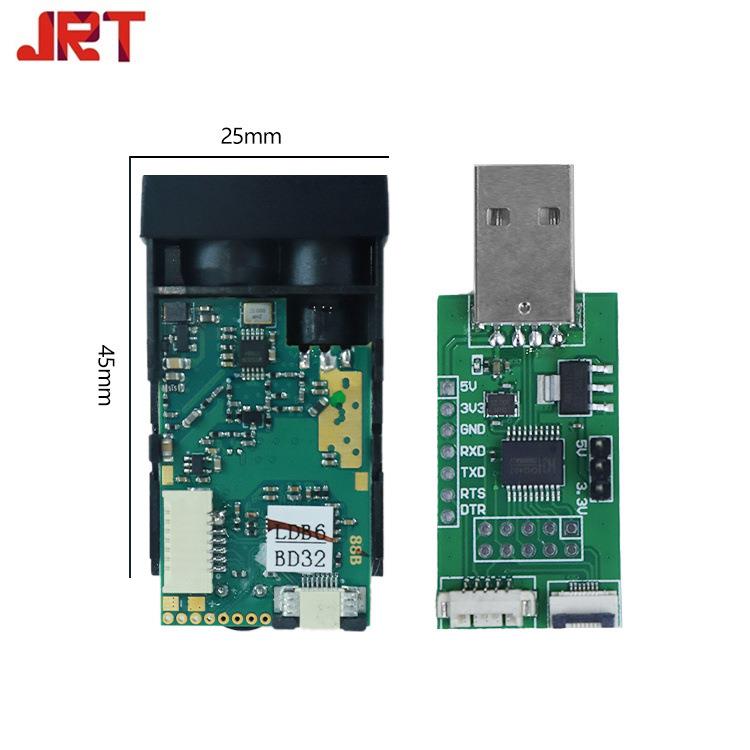 USB测距仪模块工厂轨道形变监测40米相位激光测距传感器