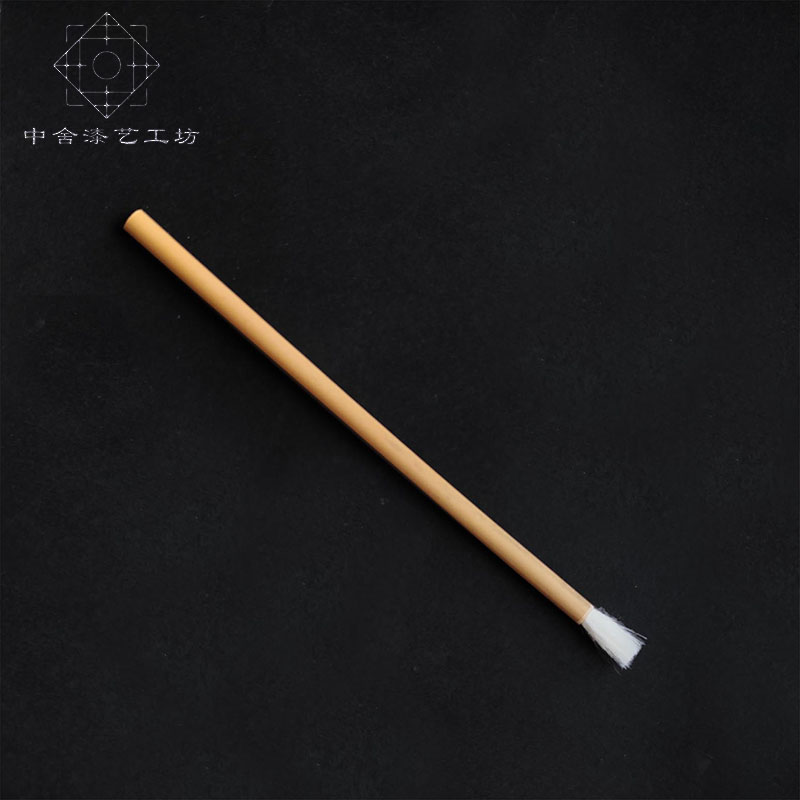 羊毛扫金刷 毛棒上金刷粉收粉 金缮 蒔绘 漆艺漆画漆器陶瓷专用笔