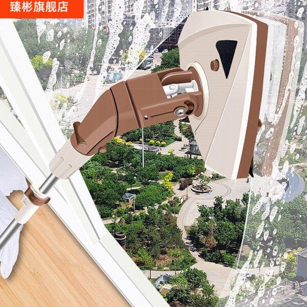 德国擦窗申缩杆智能家用全自动电动双面玻璃高楼擦窗机神器插窗宝