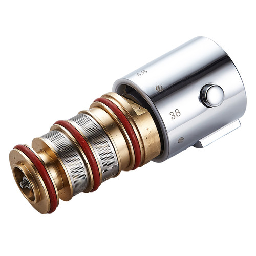 恒温混水阀阀芯配件铜记忆弹簧恒温龙头开关手轮石蜡控温顶丝通用