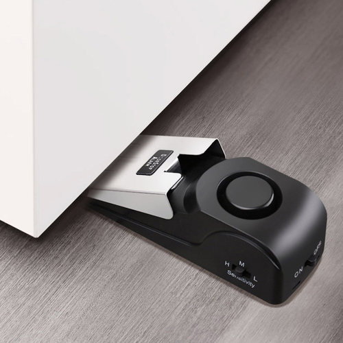 防盗门安全插销报警阻门器锁门神器酒店房门内锁地插销推拉门门栓