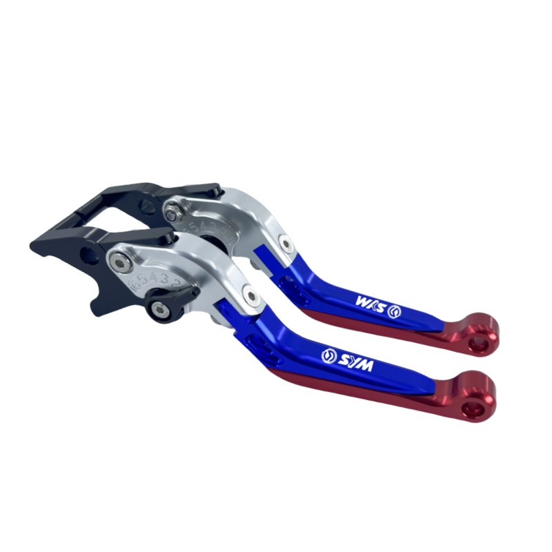 适用于三阳ADV150 哈士奇HUSKY150改装可调刹车牛角手把拉杆手柄