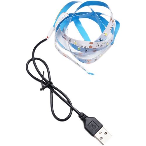 usb带开关led灯带低压5V自粘背胶电视背景墙床头装饰宿舍学习灯条