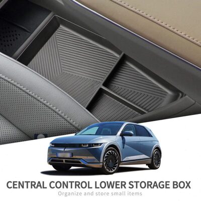现代IONIQ 5 BOX艾尼氪5中控下扶手箱实用储物收纳置物盒内饰改装
