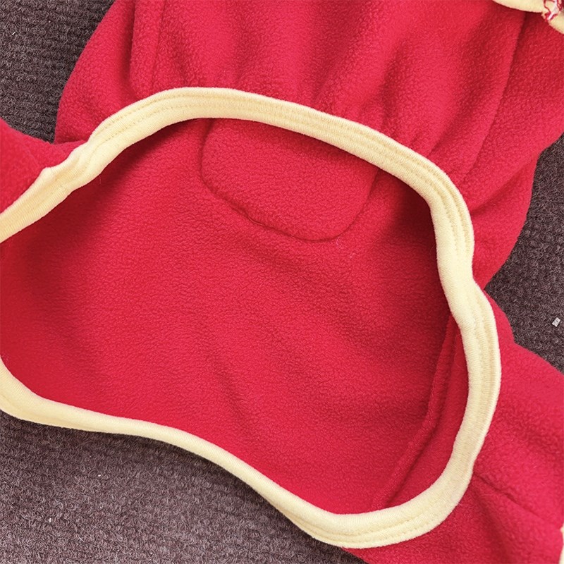 2025新年新款狗狗衣服喜庆过年装舞狮小型犬比熊泰迪秋冬款四脚衣