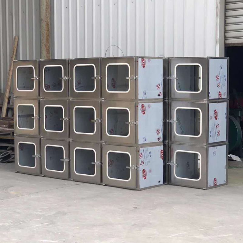 不锈钢传递窗304双门医院用实验室消毒箱紫外线电子机械互锁