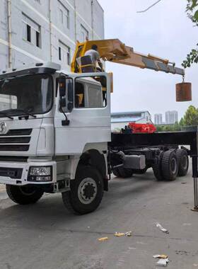 货车随车吊车载折臂吊液压折臂吊固定起重机船用5吨8吨折臂吊
