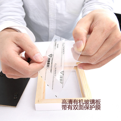 实木挂墙大尺寸水粉相框8开4开13寸A30x40x50x60x70画框简约拼图