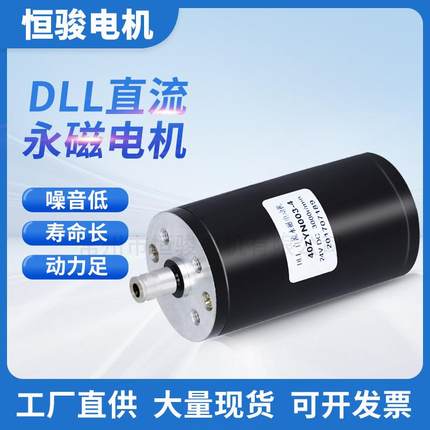 直流永磁减速电机恒骏电机永磁直流电机40ZYN003-4电动机