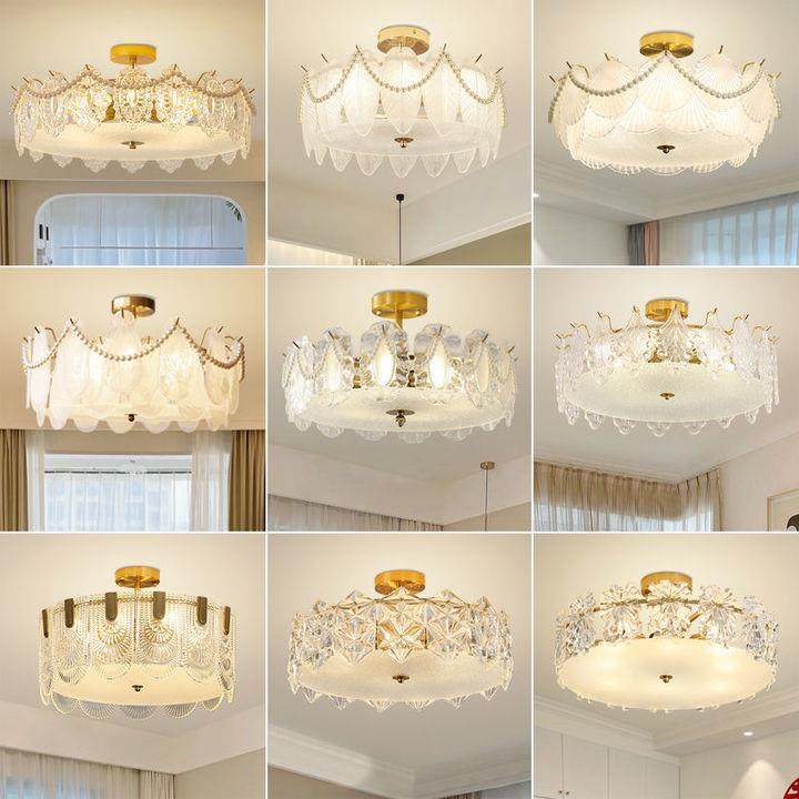 法式卧室吸顶灯轻奢玻璃灯水晶简约灯后现代北欧新款复古新款灯具,鲜花速递/花卉仿真/绿植园艺,割草机/草坪机,淘宝优惠券,粉丝福利购,淘宝优惠卷