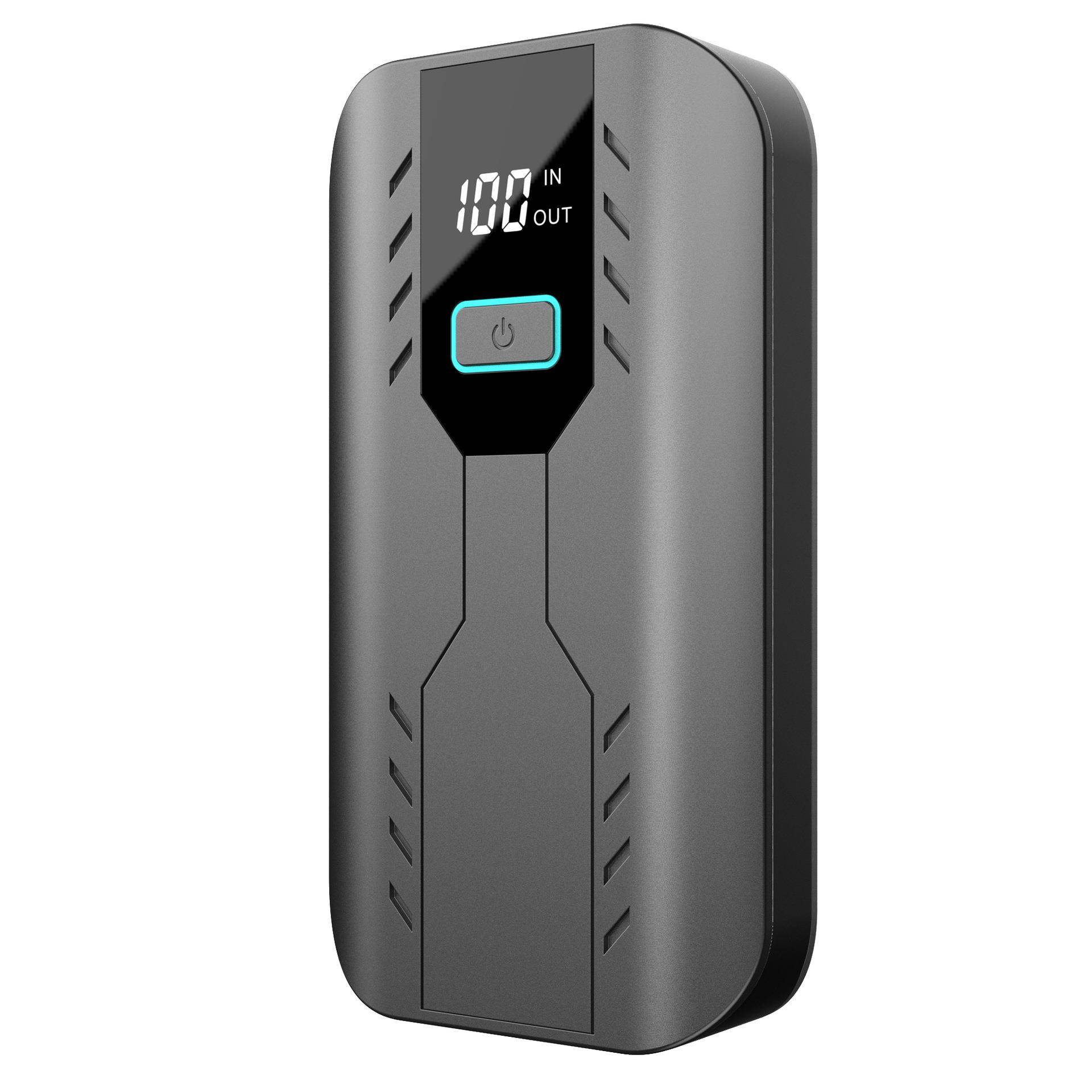 汽车应急启动电源充气泵一体机车载电动打气搭电宝充气搭电一体机