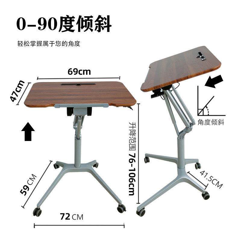 站立式演讲台简约现代可移动气动升降桌倾斜面板90度折叠学习桌子,鲜花速递/花卉仿真/绿植园艺,割草机/草坪机,淘宝优惠券,粉丝福利购,淘宝优惠卷
