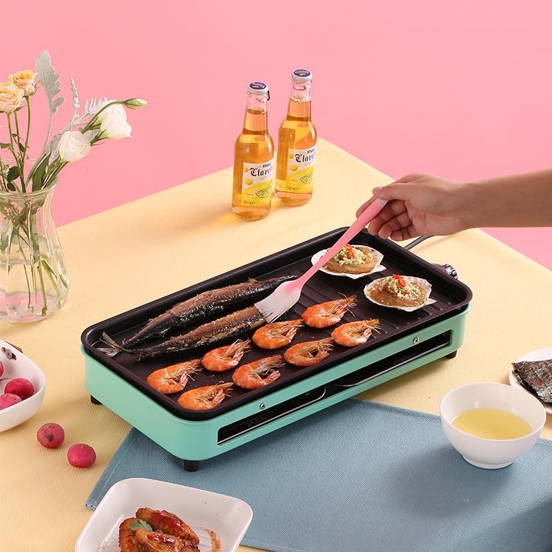 电烧烤炉家用多功能烧烤架直电8186煎烤炉肉炉R烤内串室电烤盘烤