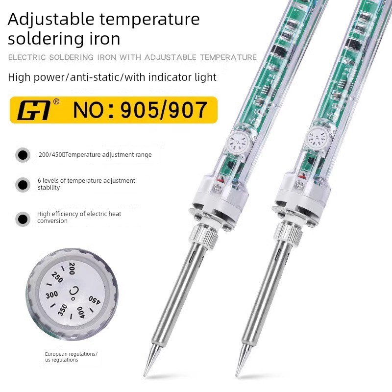 世鑫恒温可调g温度电烙铁60W内加热电烙铁修理电烙铁家用安装