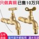 全铜带锁水龙头室外户外防冻防盗防偷水家用老式 普通钥匙花园庭院