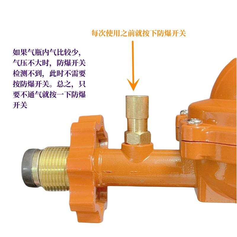璐美牌不可调节减压阀0.6流量新国标煤气罐阀门家用液化气灶国家