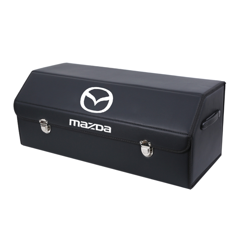 马自达6阿特兹CX4改装饰CX5后备箱储物箱整理收纳盒CX8汽车内用品