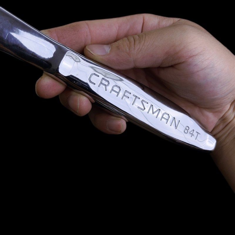 美国工匠1/2大飞快速扳手棘轮套筒扳手84齿设计,CRV钢材长度26cm