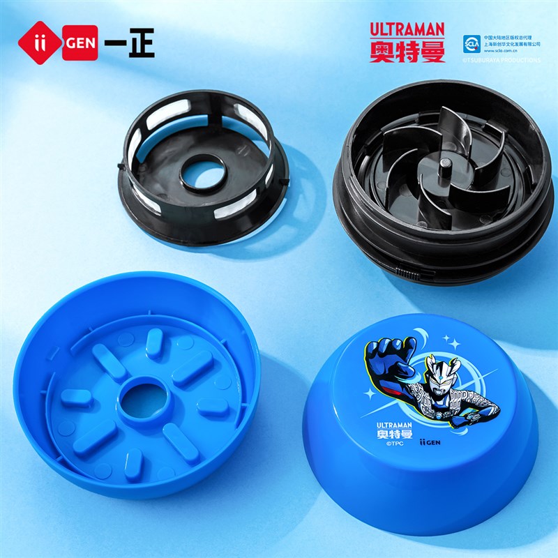 一正学生卡通清洁文具赛罗奥特曼桌面吸尘器 儿童学习自动清理橡