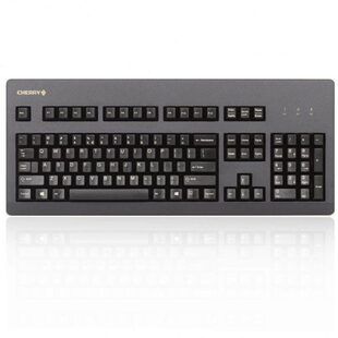 樱桃（Cherry）G80-3000LSCEU-2 游戏办公机械键盘 黑色 青轴