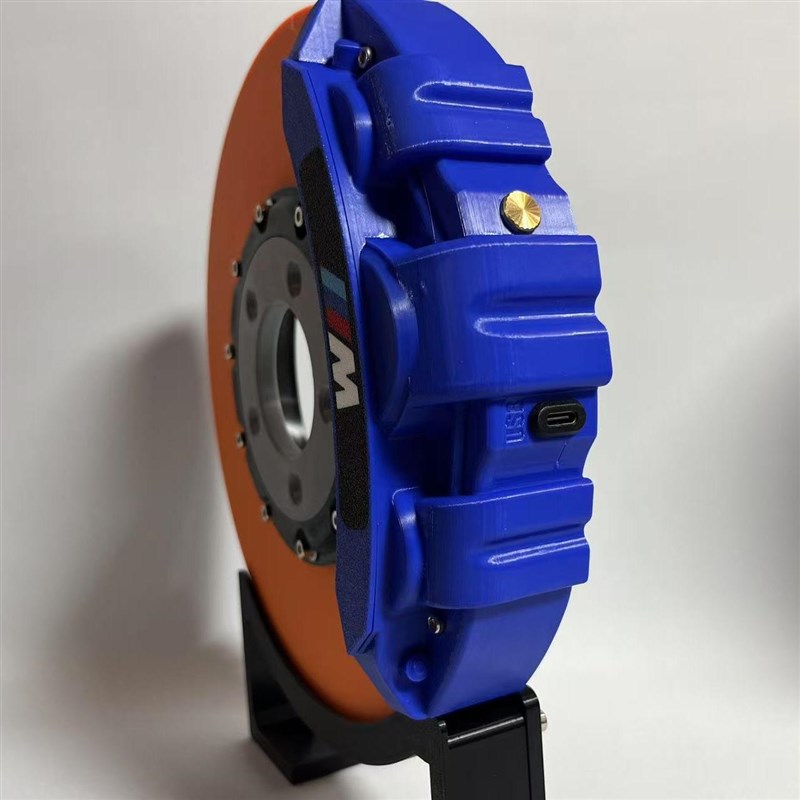 宝马DIY刹车盘LED氛围充电桌面壁挂夜灯摆件