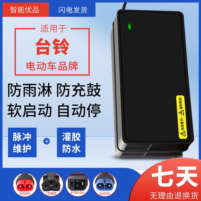 琳茵适用台铃电动车充电器48V12AH60V20AH72V32A台铃电动车充电器