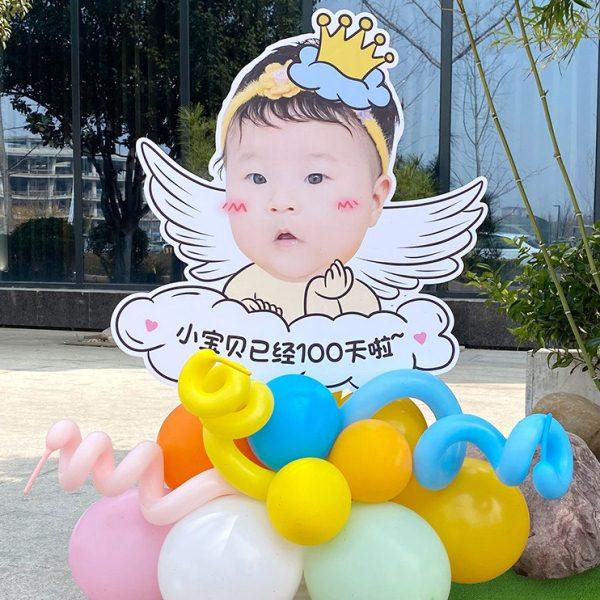 定制宝贝大头照片娃娃人形KT板迎宾牌周岁生日男女孩百天宴装饰牌,节庆用品/礼品,装扮布置套餐,淘宝优惠券,粉丝福利购,淘宝优惠卷