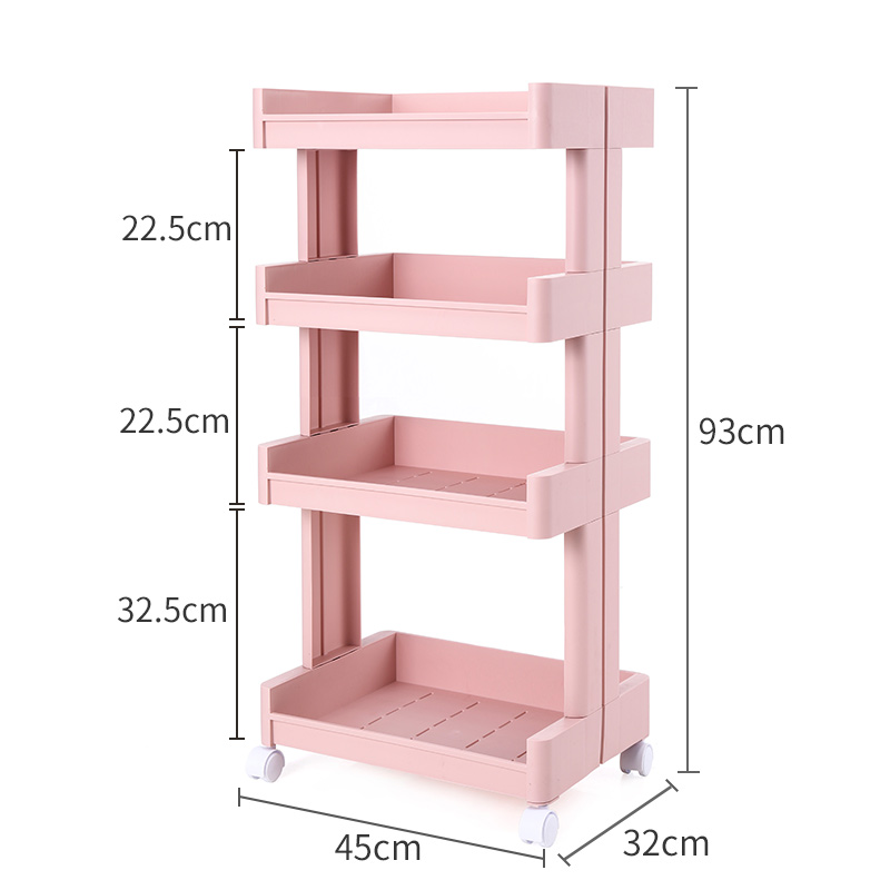 卫生间置物架落地式塑料浴室收纳脸盆架子厕所P神器洗手间储物多