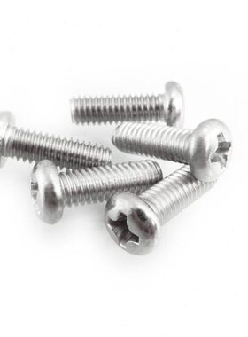 M5-M6镀镍螺钉PM十字圆头机牙螺丝钉M5 M6*6-8-10-12-14-16-20-30