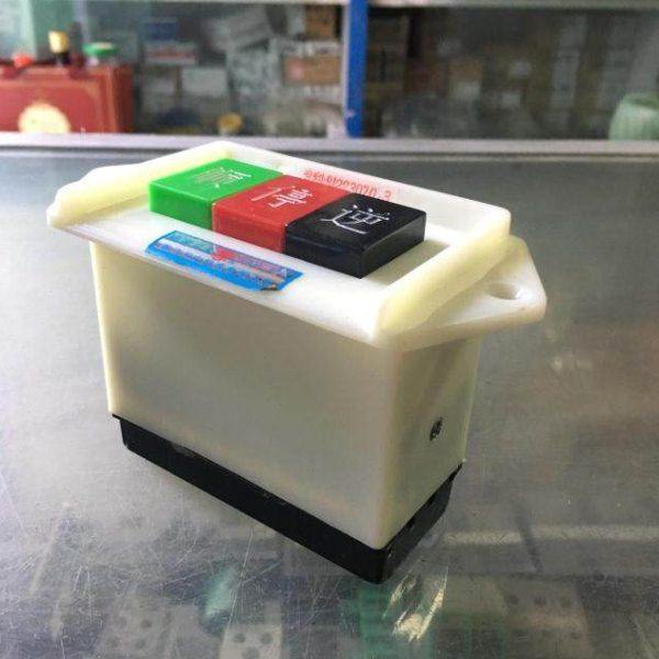 川山机电顺逆按钮LAP-15/2大号二线和面机顺停逆机床电机倒顺开关