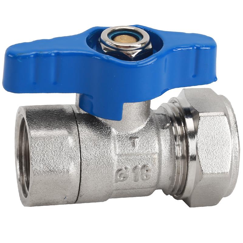 铝塑管止水阀门1216 1620太阳能热水器地暖水管铜球阀4分家用开关