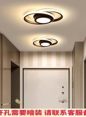 简约超亮过道灯走廊灯人体感应led走廊入户玄关衣帽间楼梯阳台灯