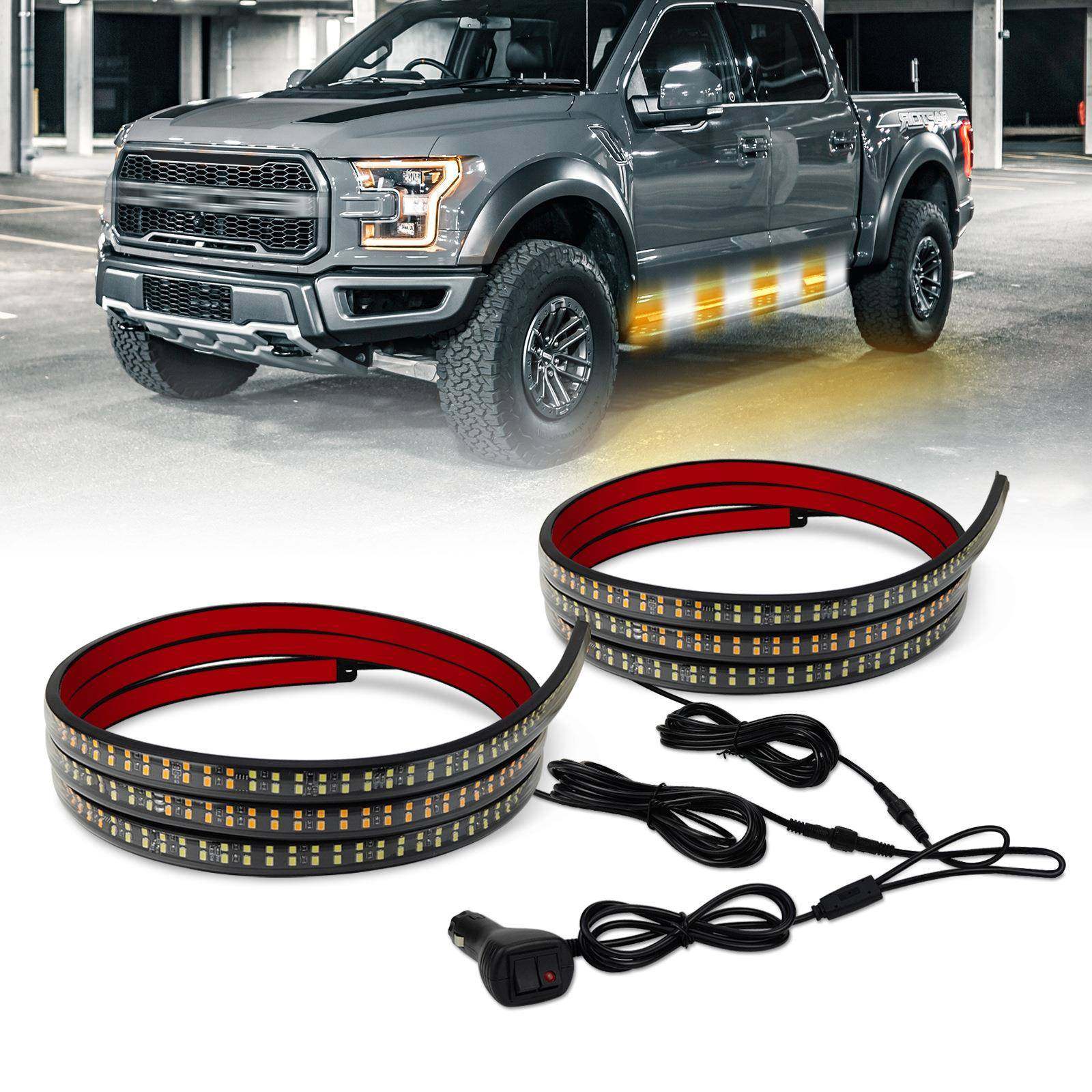 汽车踏板60英寸应急频闪1.5米灯条琥珀白色闪烁警告灯2pc爆闪灯条,纺织面料/辅料/配套,纺织机械配件,淘宝优惠券,粉丝福利购,淘宝优惠卷