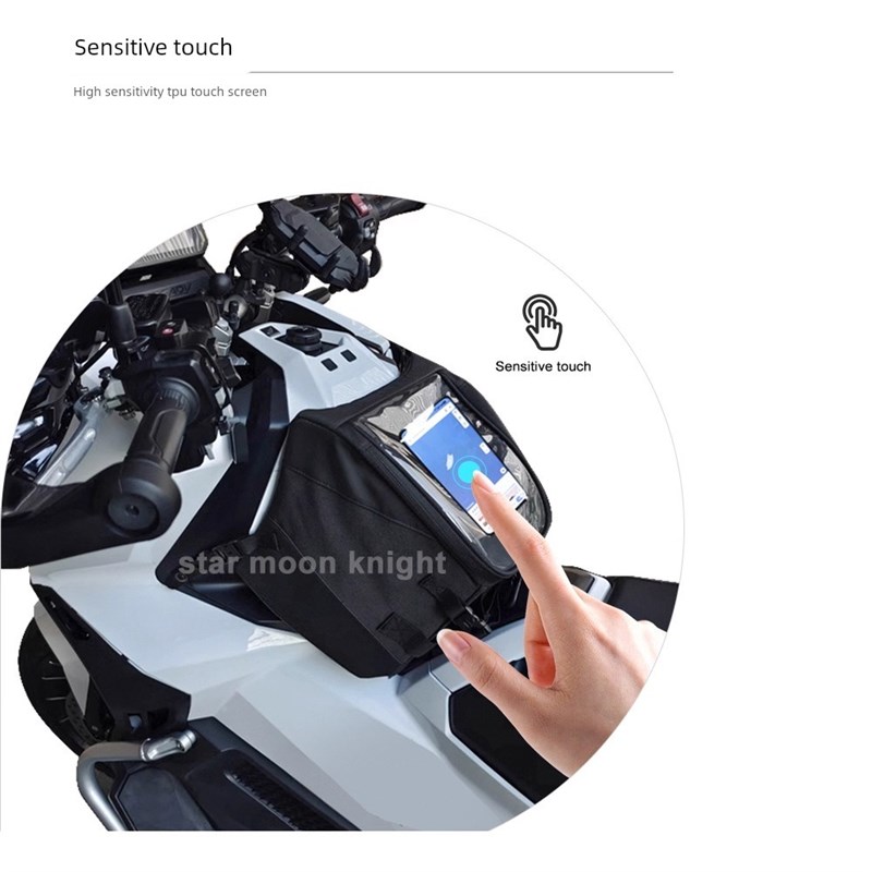 适用天鹰TX150摩托车弯梁前置油箱包踏板摩旅骑行防水储物收纳包