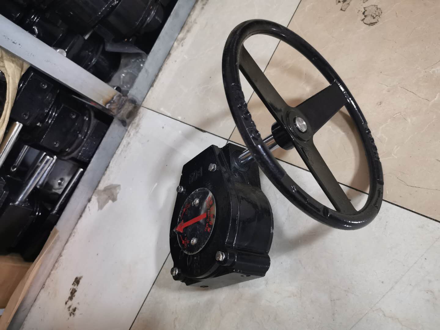 蝶阀涡轮头/配件蜗轮蝶阀省力涡轮变速头蜗杆机械手轮传动器开关