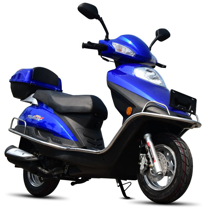 摩托车 踏板车新国四 宇钻125cc踏板摩托 燃油车 男女式代步