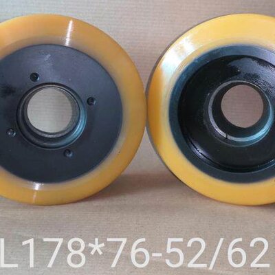 电动叉车轮合力前移式叉车CQD15/16/20平衡轮辅助轮178X76-52/62