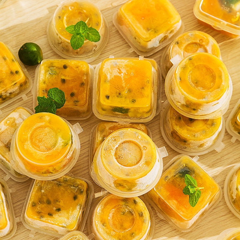 小盒子食品级百香果分装保鲜盒葱花姜蒜密封专用冰箱迷你冷冻收纳