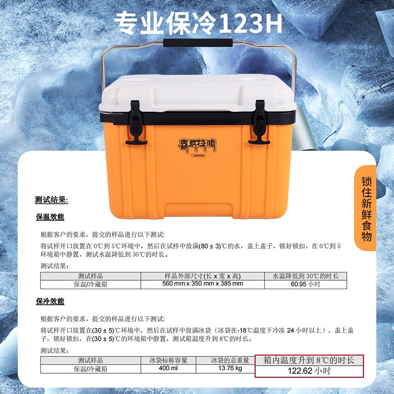 喜马拉雅冰块保温箱冷藏箱商用摆摊车载保冷冷藏保鲜户外冰箱冰桶