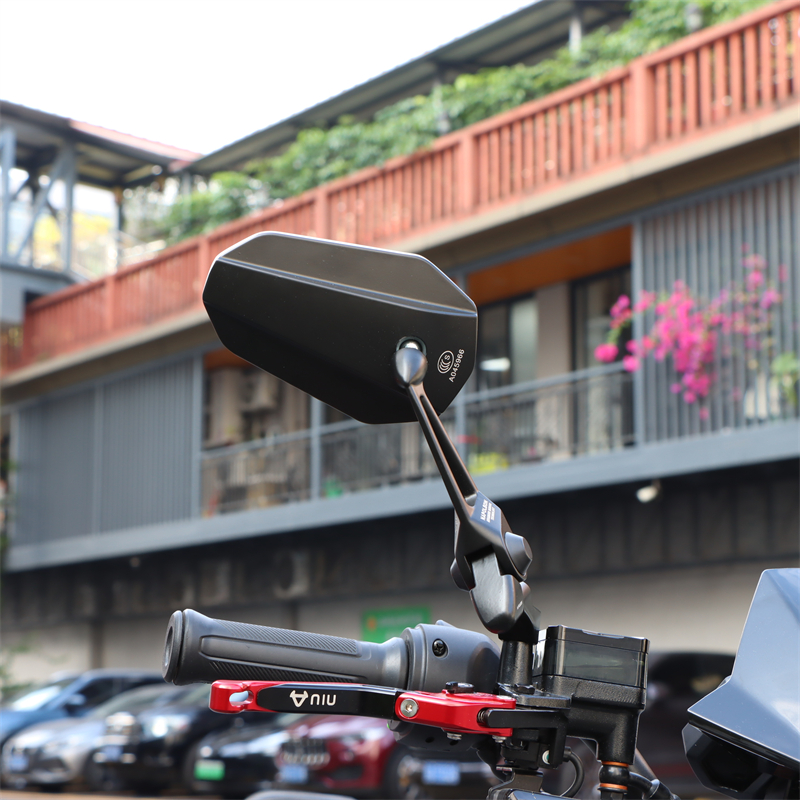 AOS9后视镜适用九号小牛深远雅迪爱玛台铃电动车摩托车反光镜配件