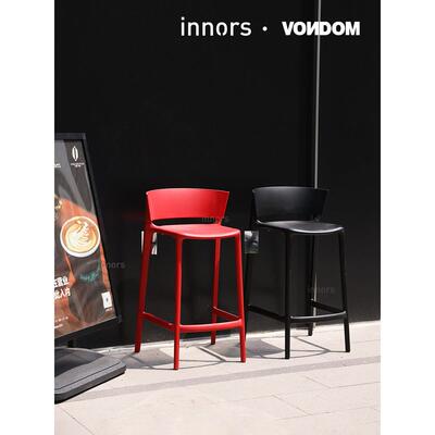 innors西班牙进口Vondom设计师户外休闲Africa吧台凳子简约高脚椅